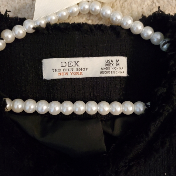 Classic black tweed coat - Picture 8 of 10